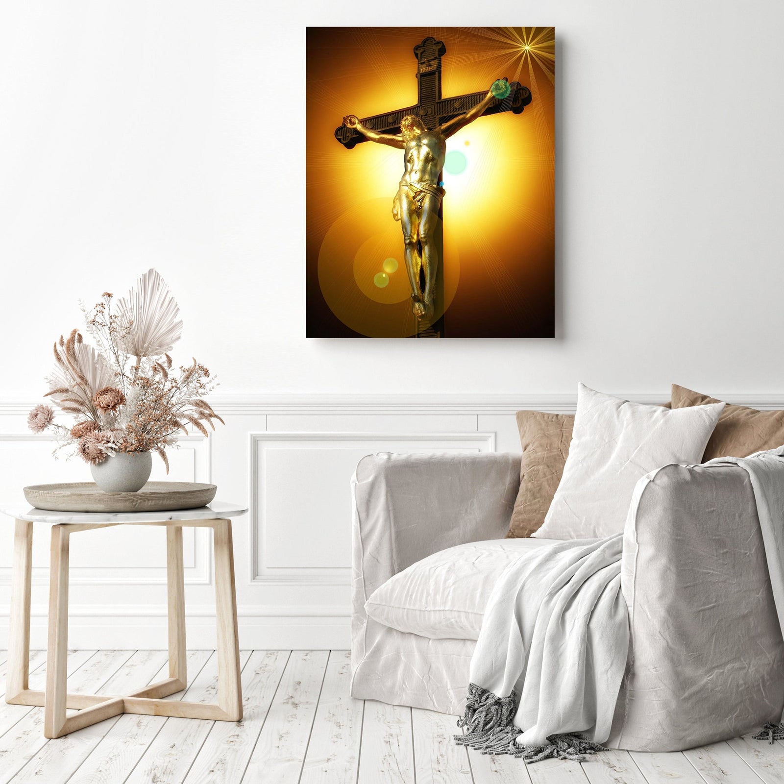 Have Faith | Diamond Painting Displayed as Home Decor