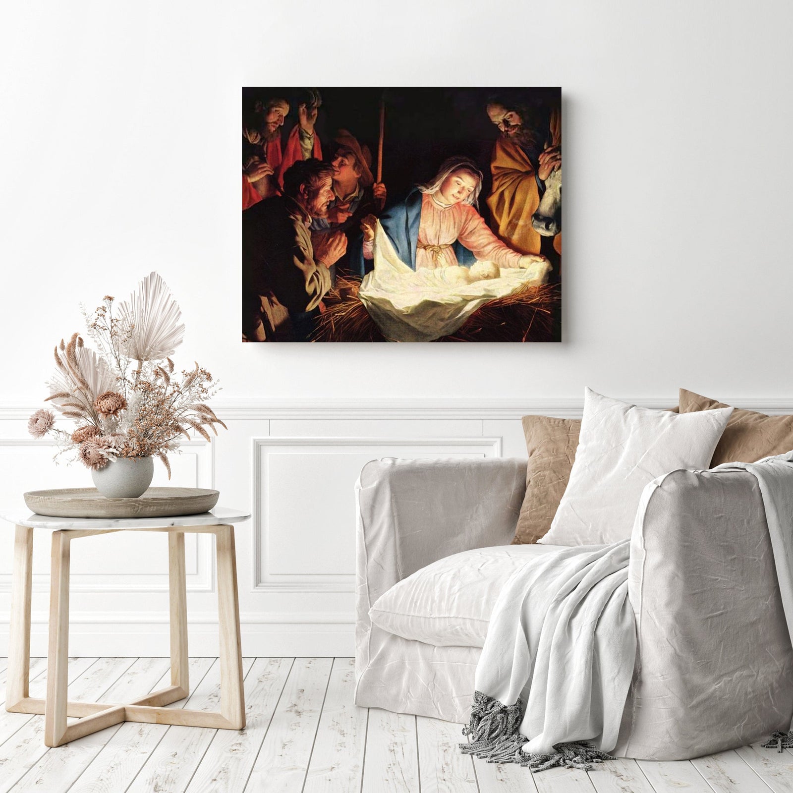 Bethlehem | Diamond Painting Displayed as Home Decor