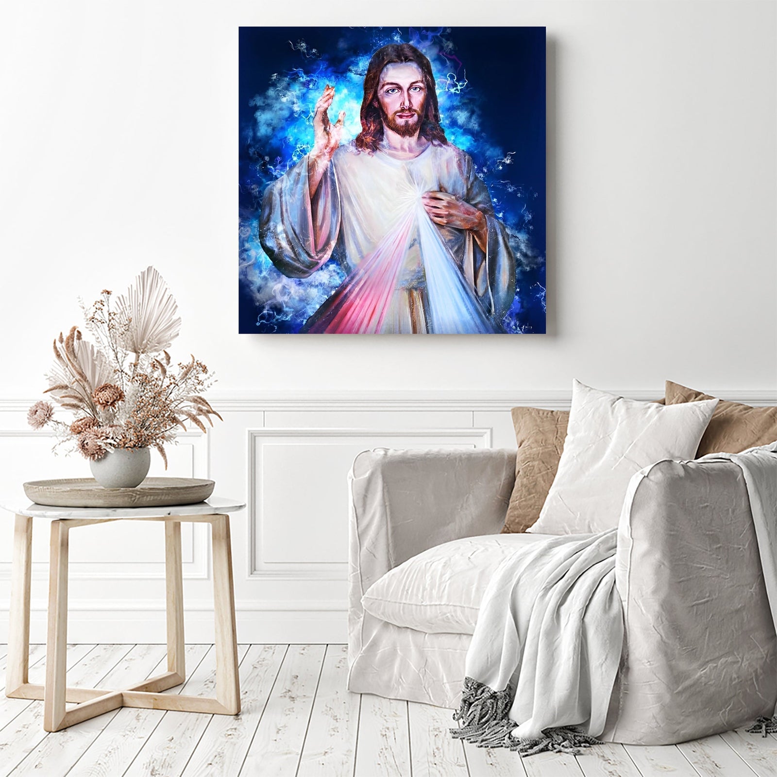 Blessed | Diamond Painting Displayed as Home Decor