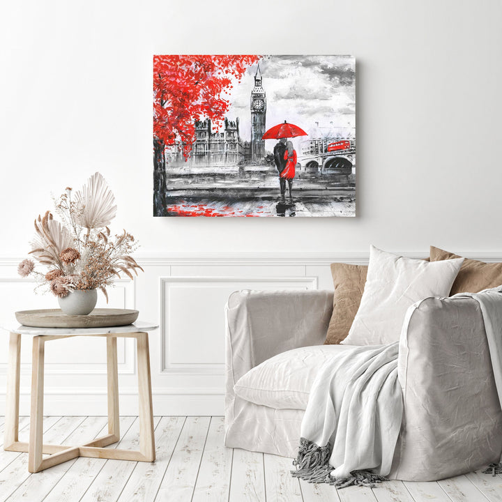 London Lovers in Black and Red | Diamond Painting
