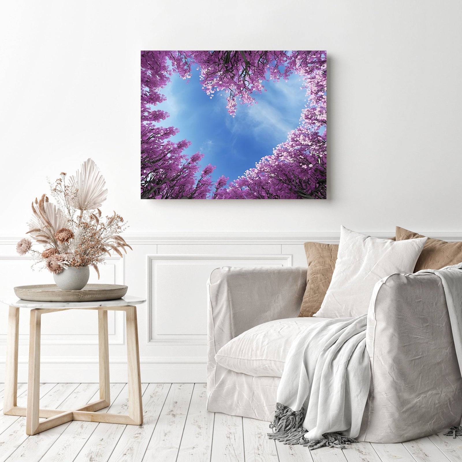 Lovers Forest | Diamond Painting Displayed as Home Decor