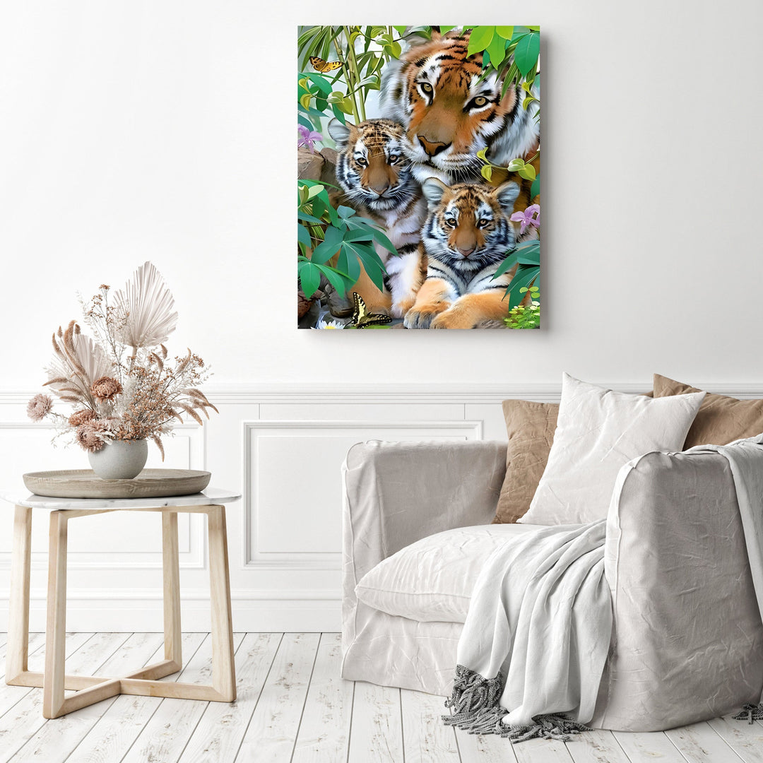 Tiger Family | Diamond Painting