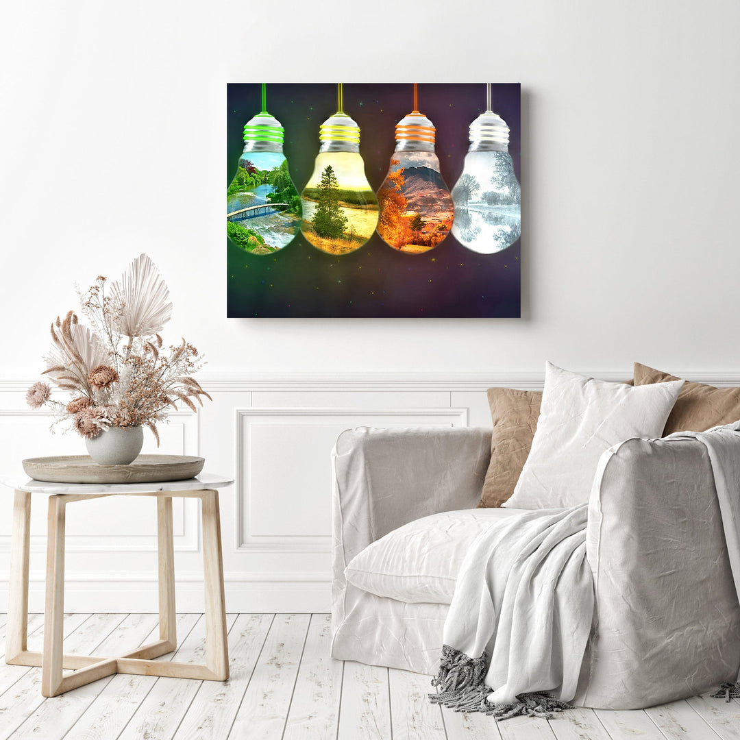 Seasons in Bulbs | Diamond Painting