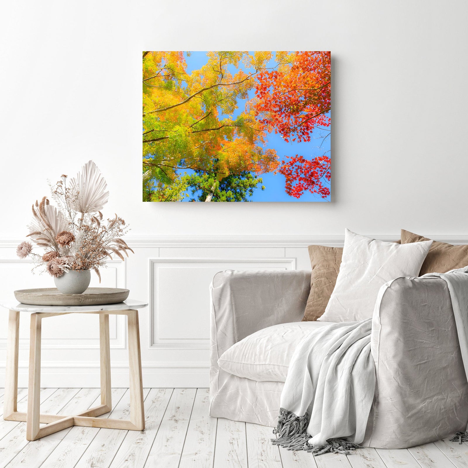 Just Autumn | Diamond Painting Displayed as Home Decor