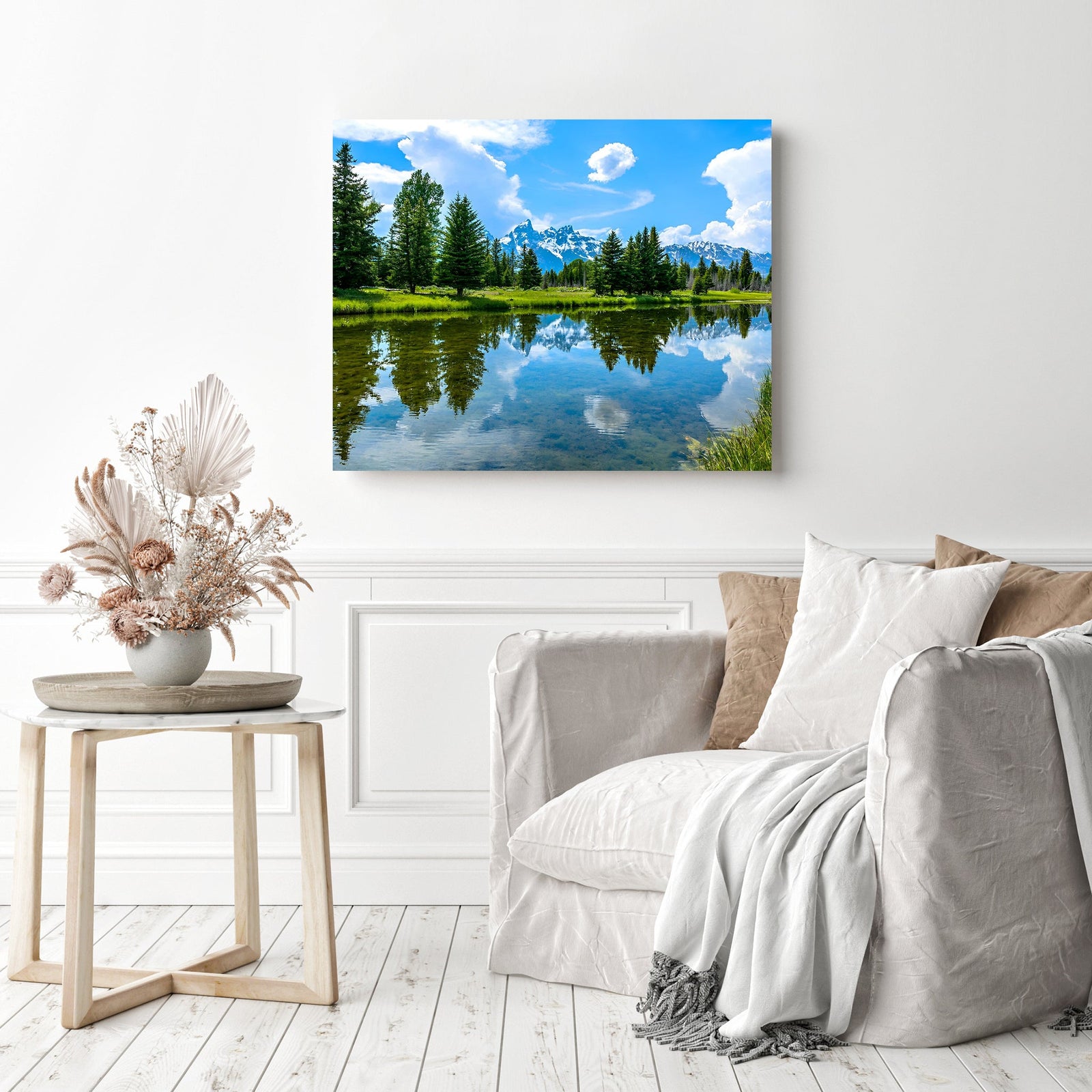 Spring Day | Diamond Painting Displayed as Home Decor