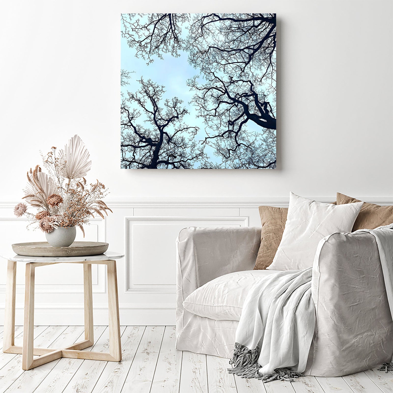 Tree Branches | Diamond Painting Displayed as Home Decor