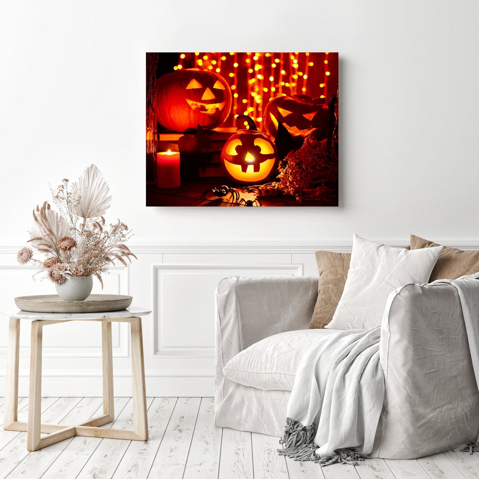 In the Dark | Diamond Painting Displayed as Home Decor