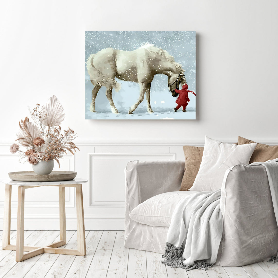 Snow Horse | Diamond Painting