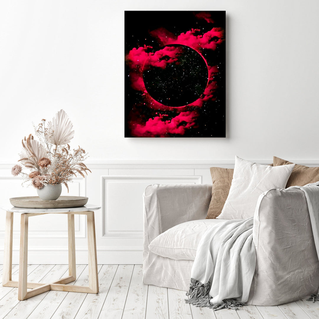 Red and Black Galaxy | Diamond Painting