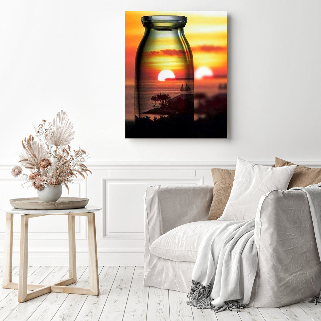 Bottled Sunset | Diamond Painting