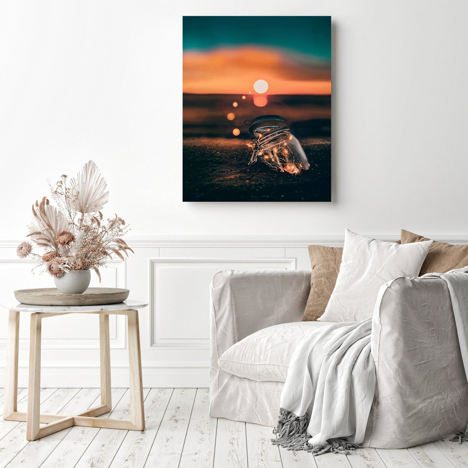 Fading Memories | Diamond Painting Displayed as Home Decor