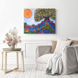 Tree of Hope | Diamond Painting Displayed as Home Decor