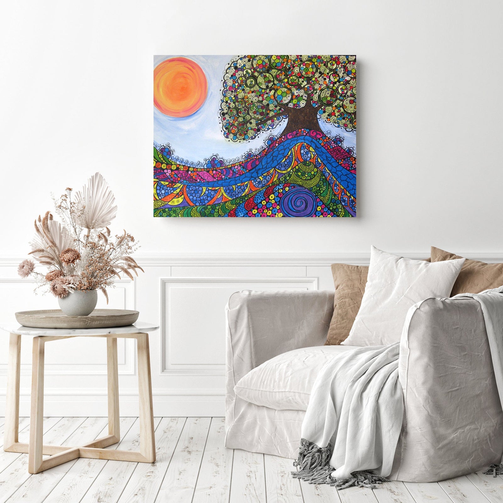 Tree of Hope | Diamond Painting Displayed as Home Decor