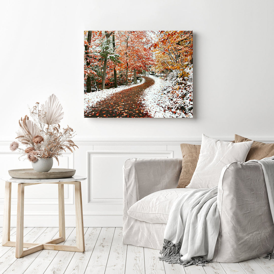 Autumn Across Winter | Diamond Painting