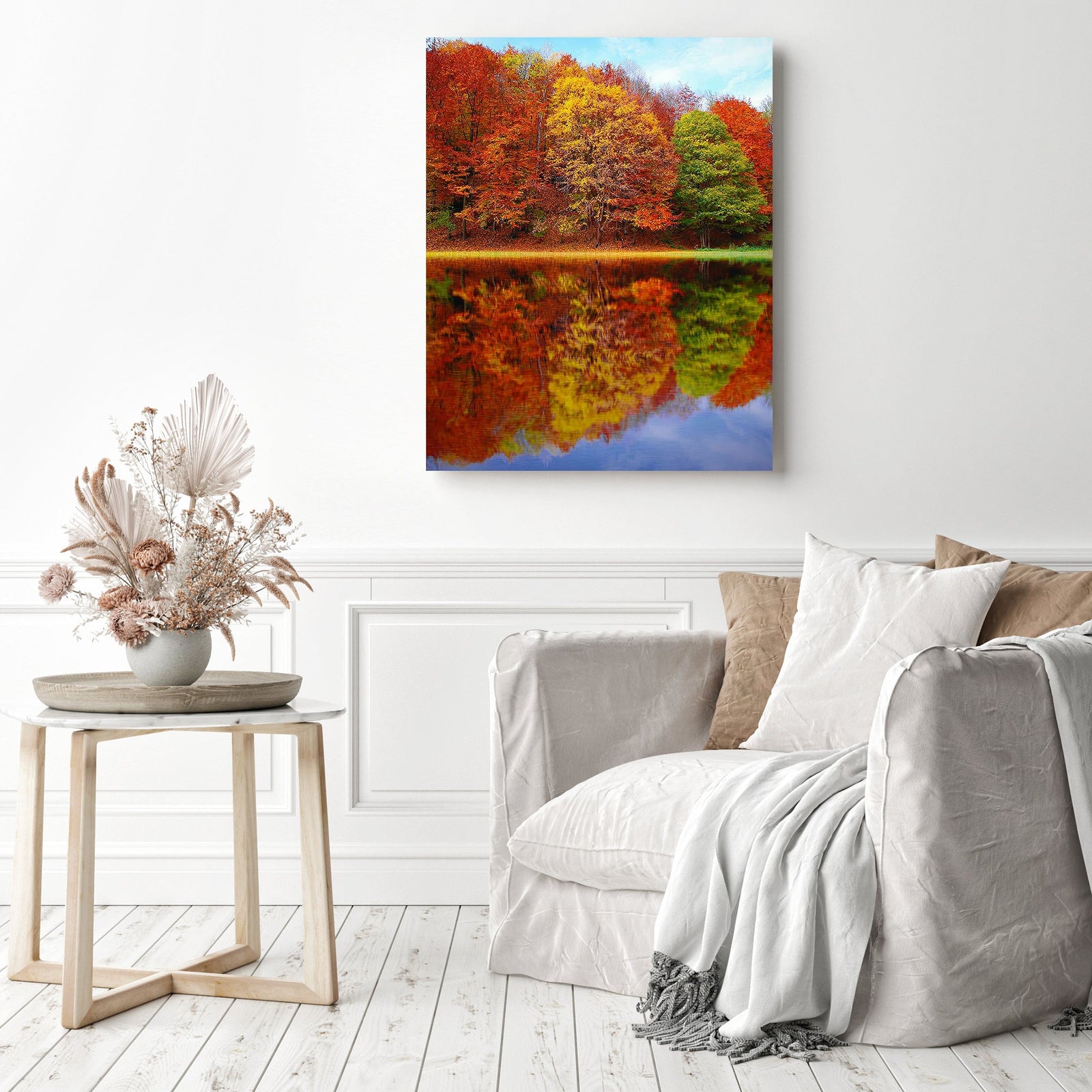 Colorful Tree | Diamond Painting Displayed as Home Decor