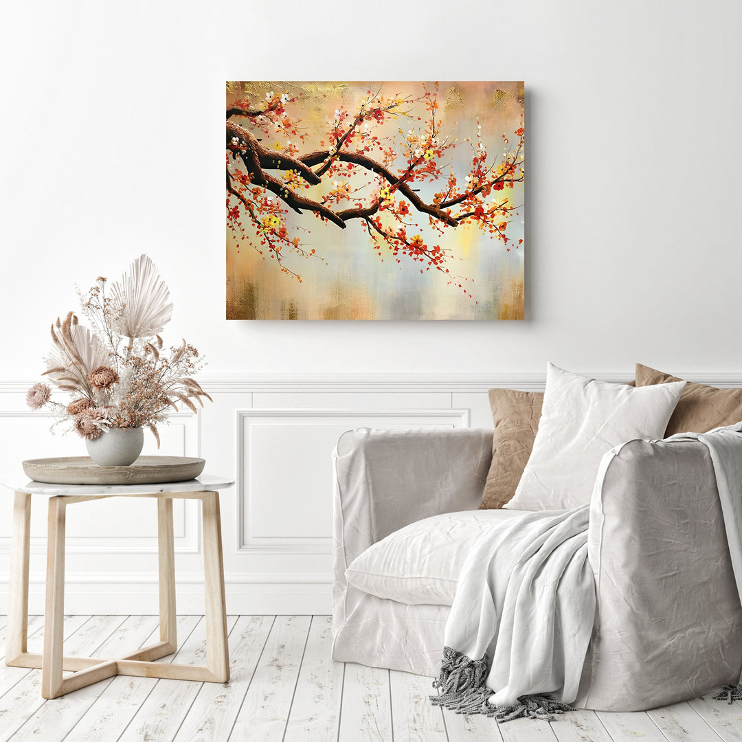 Abstract The plum tree | Diamond Painting