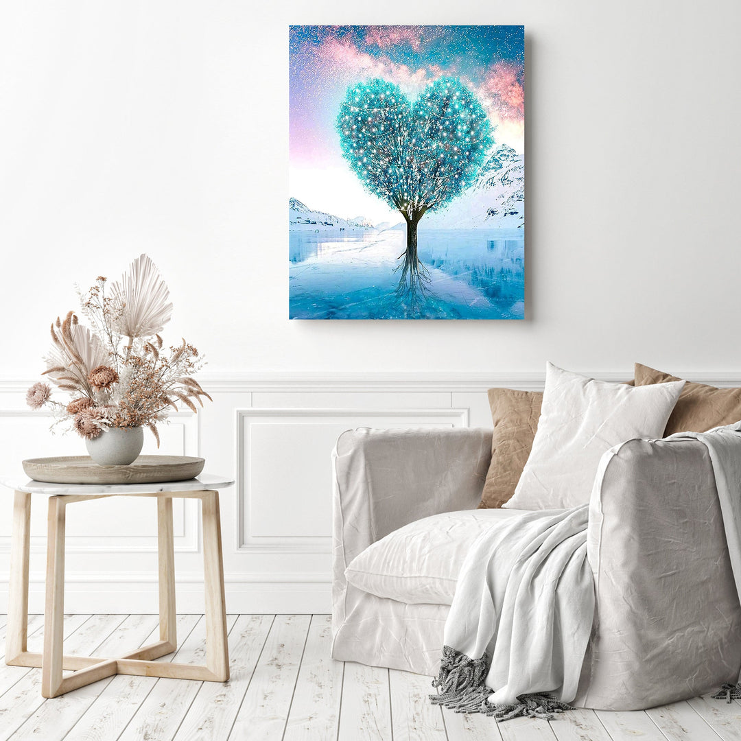 Blue Love Tree | Diamond Painting