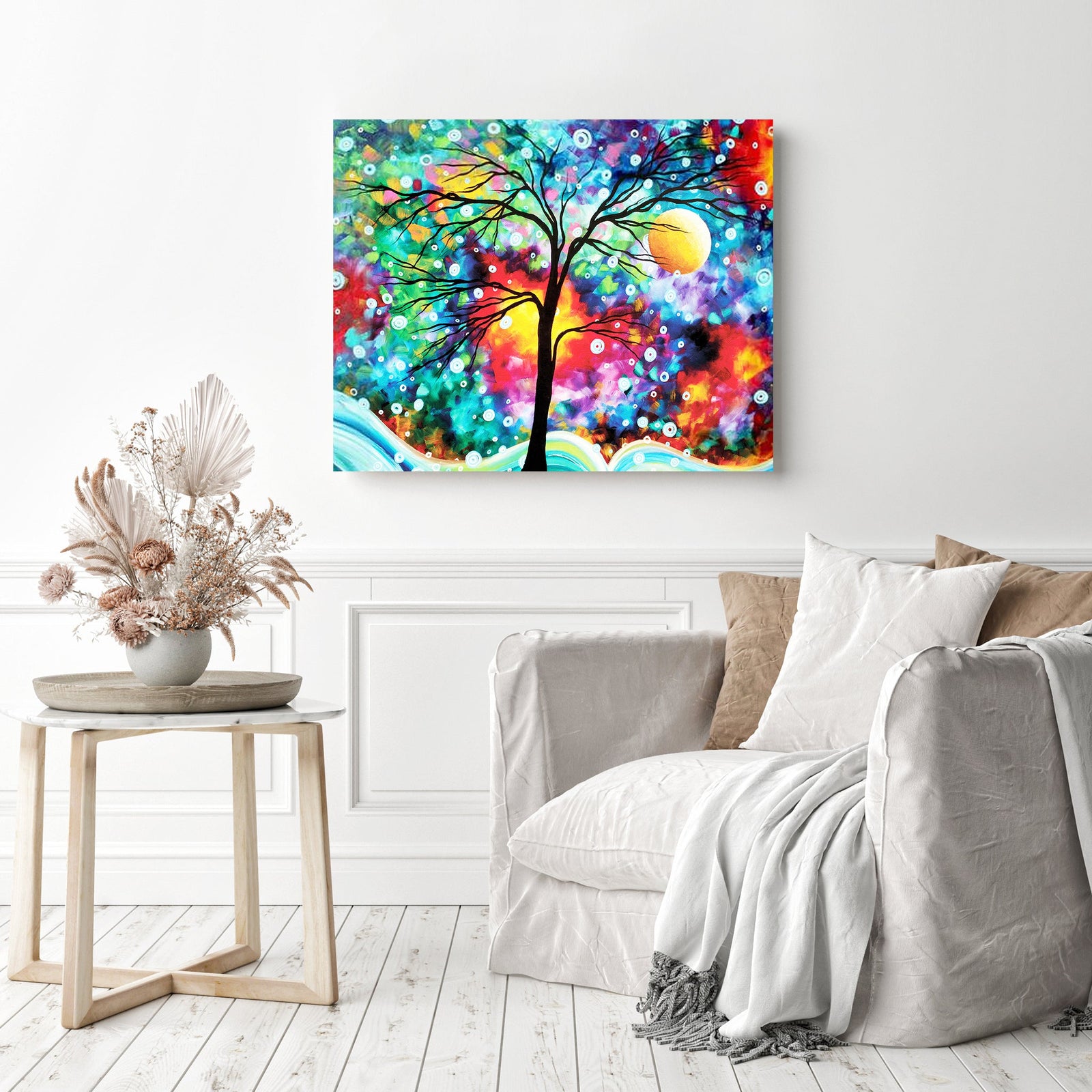 Dream Tree | Diamond Painting Displayed as Home Decor