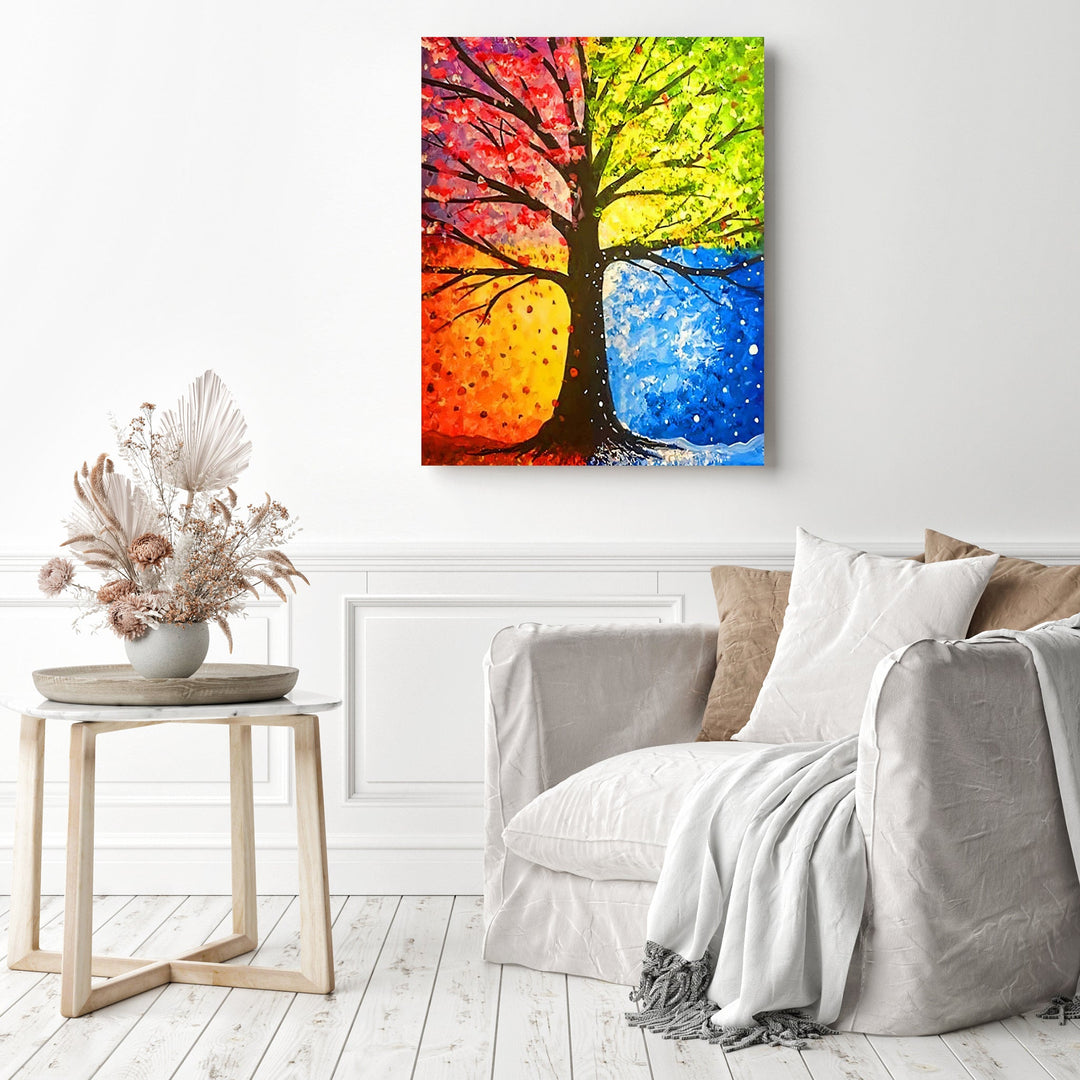 Four season tree | Diamond Painting