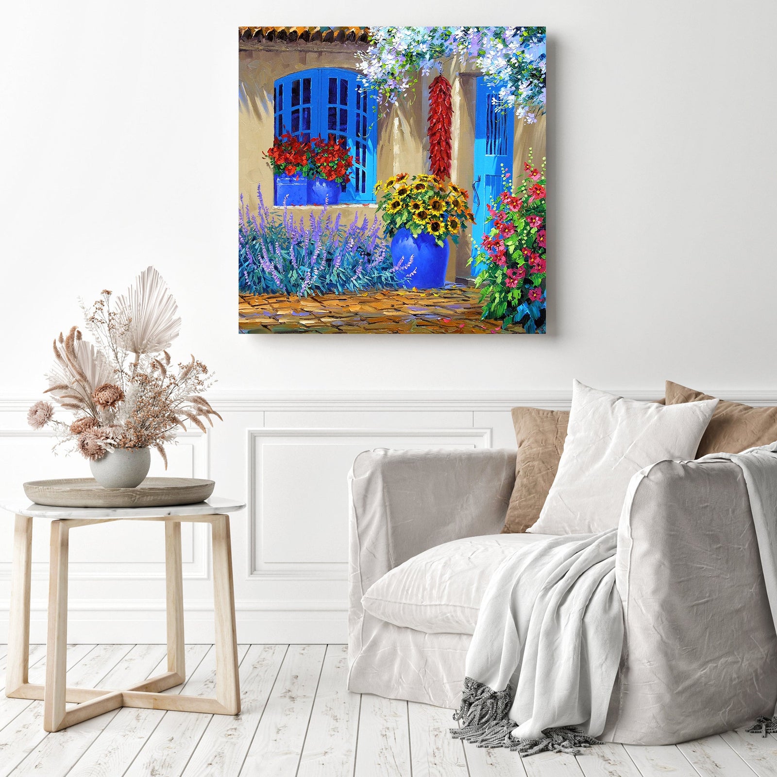 Window | Diamond Painting Displayed as Home Decor