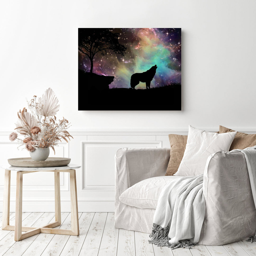 Starry Night Wolf | Diamond Painting