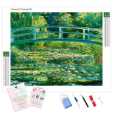 The Water Lily Pond - Claude Monet | Diamond Painting Kit - Full Drill - Square or Round Diamonds with AB Drills Option