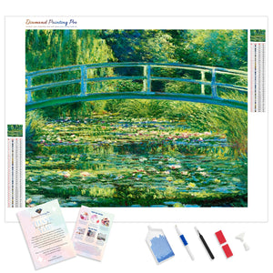 The Water Lily Pond - Claude Monet | Diamond Painting