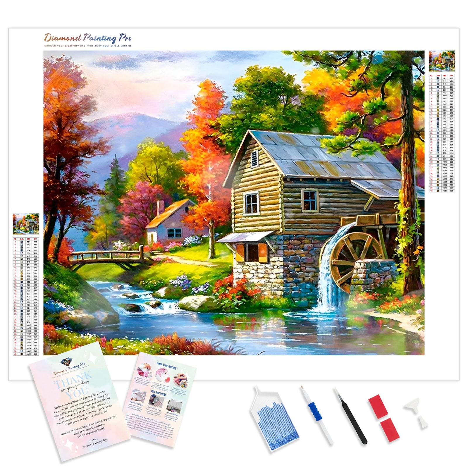 Season | Diamond Painting Kit - Full Drill - Square or Round Diamonds with AB Drills Option