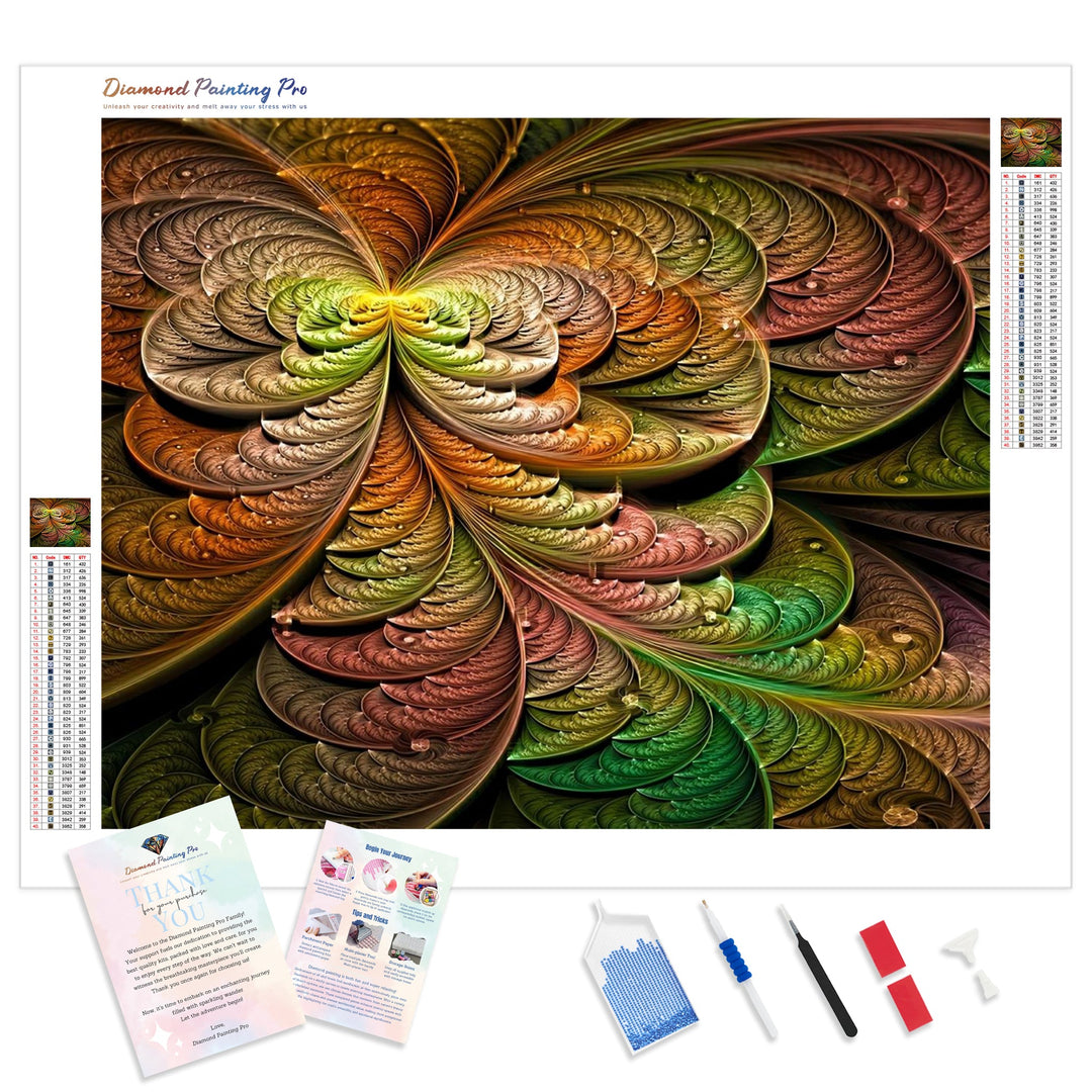 Abstract Creations | Diamond Painting Kit - Full Drill - Square or Round Diamonds with AB Drills Option