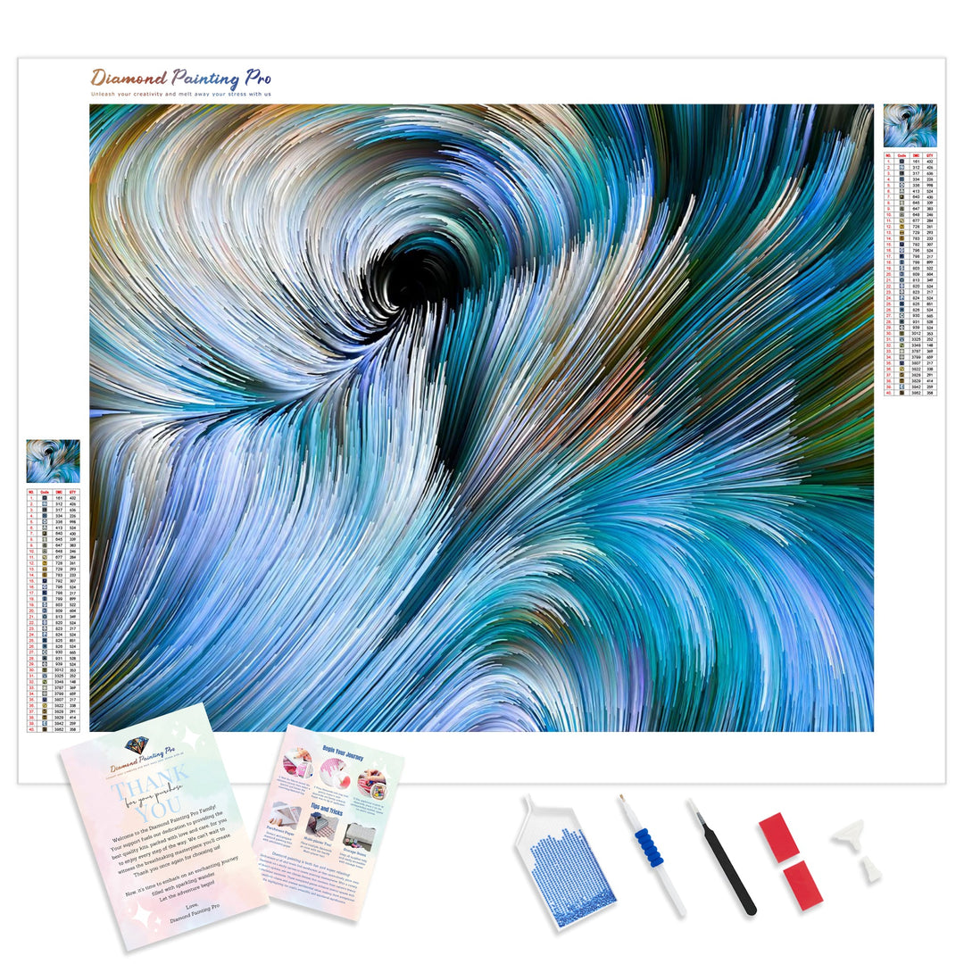 Abstract Texture | Diamond Painting Kit - Full Drill - Square or Round Diamonds with AB Drills Option