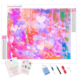 Abstract Love Prints | Diamond Painting