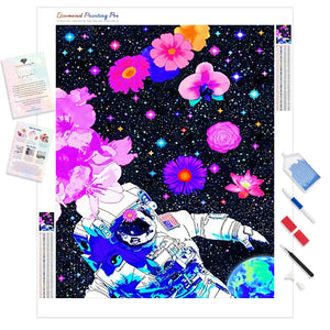 Aesthetic Space Man | Diamond Painting