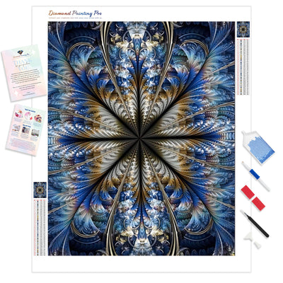 Timeless Pattern | Diamond Painting Kit - Full Drill - Square or Round Diamonds with AB Drills Option