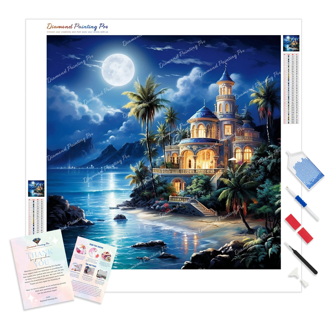 Moonlit Island | Diamond Painting