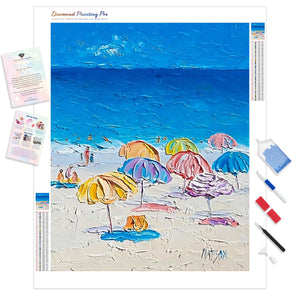 Summer Beach Umbrella | Diamond Painting