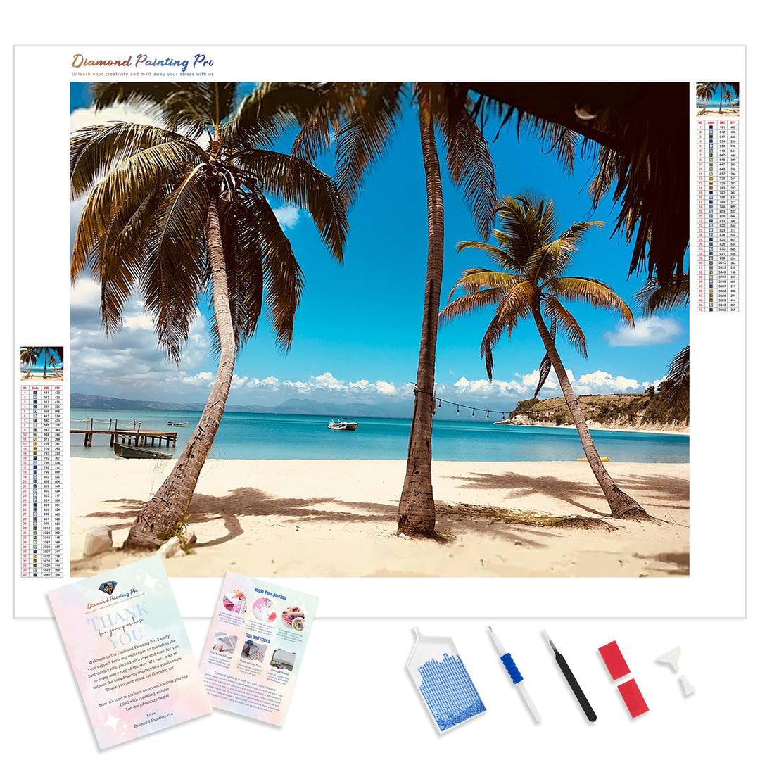 Beach Dream | Diamond Painting Kit - Full Drill - Square or Round Diamonds with AB Drills Option