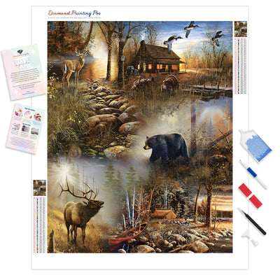 Forest Wilderness Haven | Diamond Painting