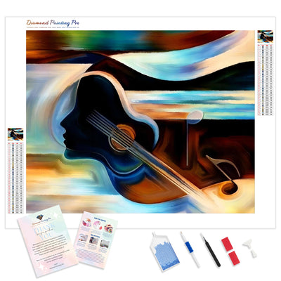 Musical Mind | Diamond Painting Kit - Full Drill - Square or Round Diamonds with AB Drills Option