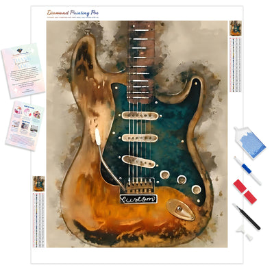 Stevie Ray Vaughan's Guitar | Diamond Painting