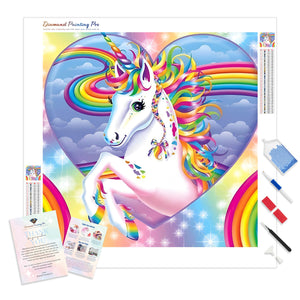 Dream Colored Unicorn | Diamond Painting