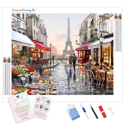 Eiffel Tower Street | Diamond Painting