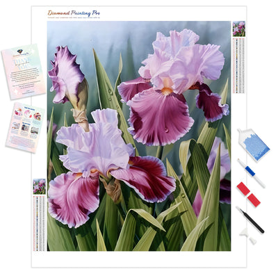 Beautiful Flower | Diamond Painting Kit - Full Drill - Square or Round Diamonds with AB Drills Option