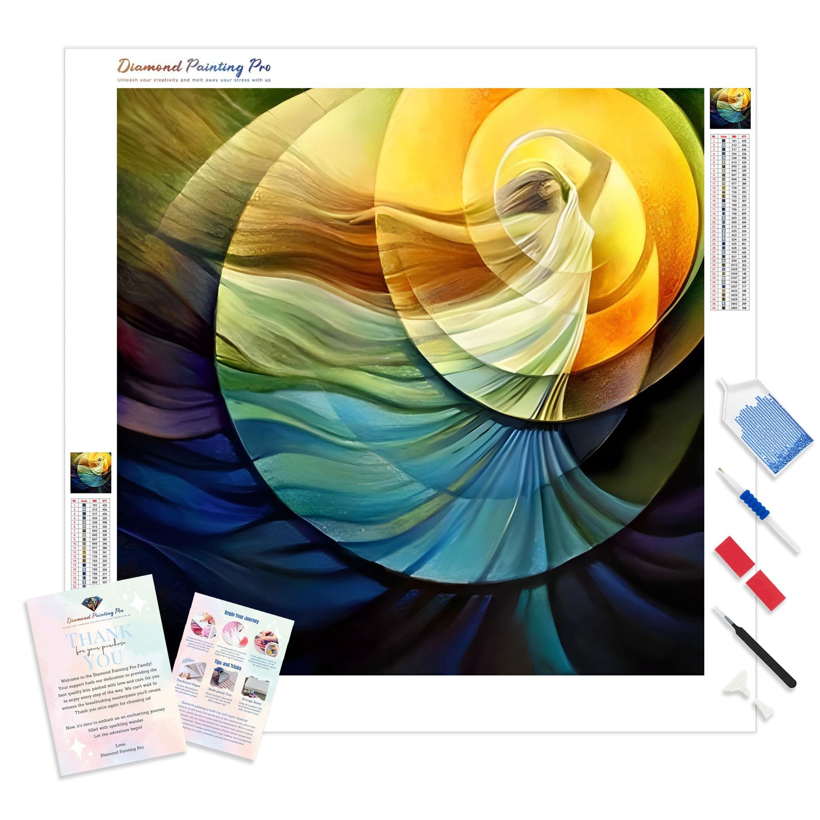 Artistic Beautiful Abstract Religion Girl | Diamond Painting Kit - Full Drill - Square or Round Diamonds with AB Drills Option