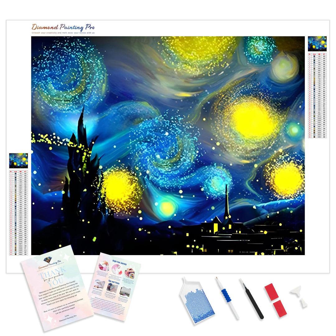 Abstract Sky Space | Diamond Painting