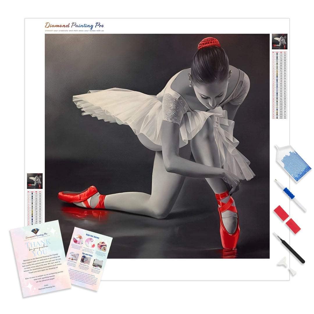 Artistic Soul Dancer Girl | Diamond Painting Kit - Full Drill - Square or Round Diamonds with AB Drills Option