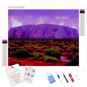 Ayers Rock Purple | Diamond Painting