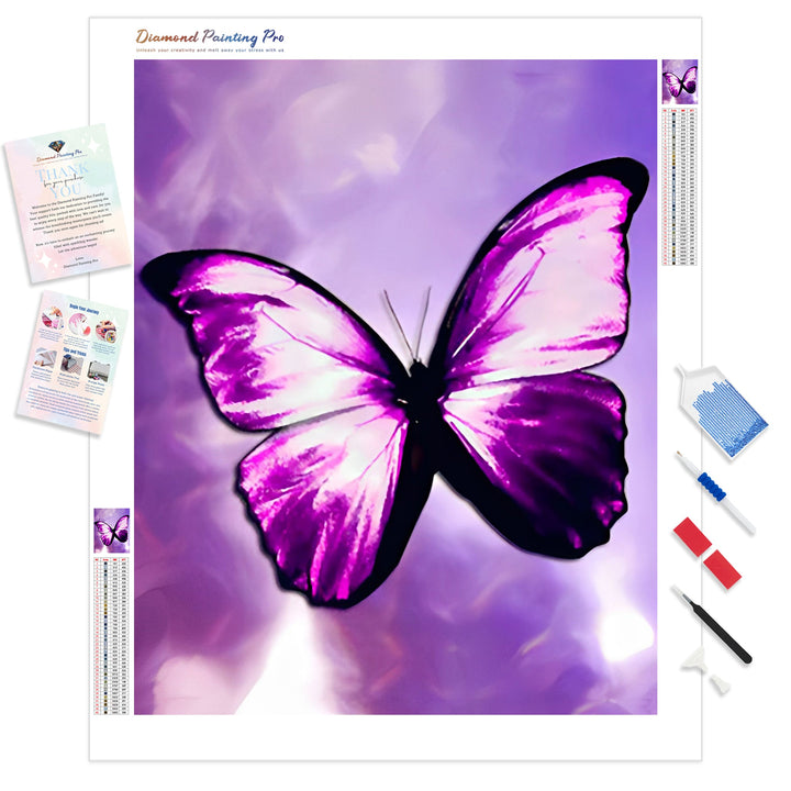 Purple Butterfly | Diamond Painting