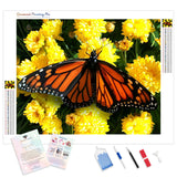 Monarch Dreams | Diamond Painting Kit - Full Drill - Square or Round Diamonds with AB Drills Option