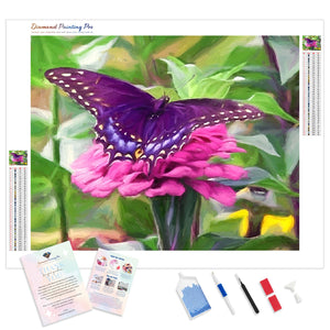 Violet Butterfly | Diamond Painting