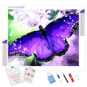 Purple Butterfly Dream | Diamond Painting